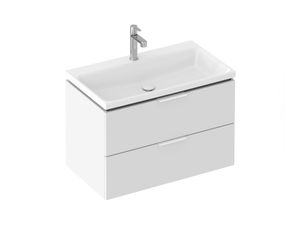 SD Comfort II 80 Cabinet under Washbasin, white + Handle (2 pcs), black - Washbasin by Ravak