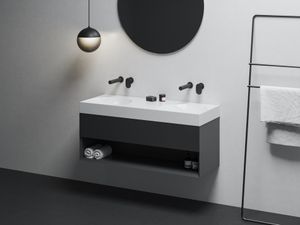 SD Lite 120 Cabinet under Washbasin, matt black - Ceiling Paint by Ravak