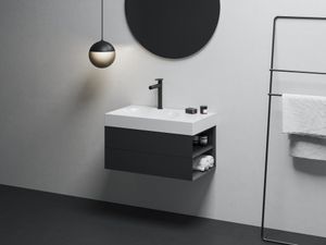 SD Lite 80 R Cabinet under Washbasin, matt black - Ceiling Paint by Ravak