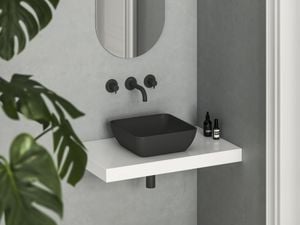 Uni Slim 38 S Washbasin, ceramic, matt black - Washbasin by Ravak