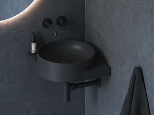Yard 45 C Washbasin, ceramic, without Hole, matt black - Washbasin by Ravak