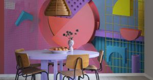 3D Art, Multi - Wallpaper by Rebel Walls