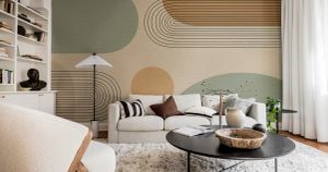 Abstract Arches, Neutral - Wallpaper by Rebel Walls