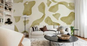 Abstract Motifs, Yellow - Wallpaper by Rebel Walls