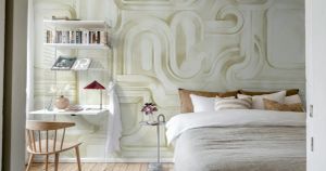 Abstract Path, Beige - Wallpaper by Rebel Walls