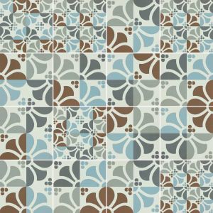 Frame Emilia Flower - Floor tile-stone by refin