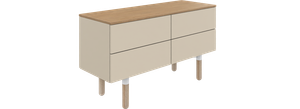 REISS Subero® Lowboard - Booth by REISS
