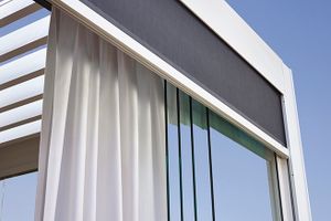 Buitengordijnen voor overkapping | Zonwerend - Curtain by RENSON