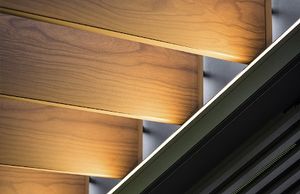 Houtlook lamellen voor overkappingen | Aluminium - Panels by RENSON