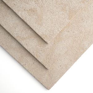 Azru Sand 18X18 Moroccan Limestone | Hammered & Tumbled - Floor tile-stone by Riad Tile