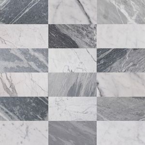 Italian Statuary & Bardiglio Grey Light 6x12 | Honed – Checkerboard Bundle - Accessories by Riad Tile