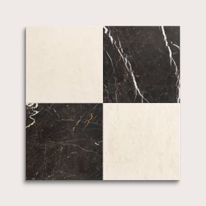 Saharan Sand & Truffle 12x12 Limestone & Marble | Honed - Checkerboard Bundle - Floor tile-stone by Riad Tile
