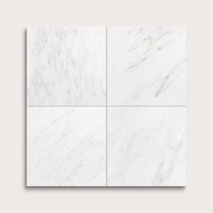 TEST only - Casablanca Carrara 12x12 Marble Tile | Honed - Accessories by Riad Tile