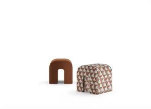 Contemporary luxury modern pouf: Pixel - Pouf by RIVATELIER