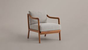 Holly Canaletto Walnut Wood Armchair - Armchair by Rivolta
