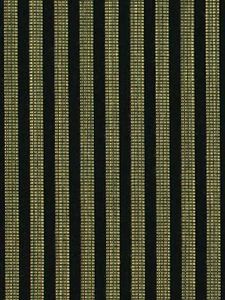 Bledsoe Striped Upholstery Fabric - Onyx & Yellow - Accessories by Robert Allen