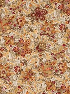 Botanical Print Fabric Chardonnay - Upholstery - Accessories by Robert Allen