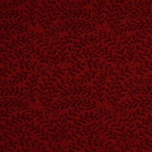 Botanical Red Upholstery Fabric - ECO ARIA Sundance - Accessories by Robert Allen