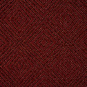 Crimson Geometric Upholstery Fabric | ECO FRESH - Accessories by Robert Allen