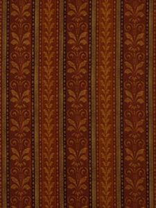 Ellis Claret Botanical Stripe Print Fabric - Accessories by Robert Allen