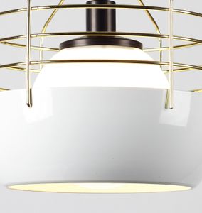 Bluff City Globe | White | Roll & Hill - Lighting by Roll & Hill