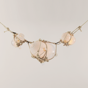 Knotty Bubbles | Chain - 1 Large, 2 Small Bubbles | Lindsey Adelman - Lighting by Roll & Hill