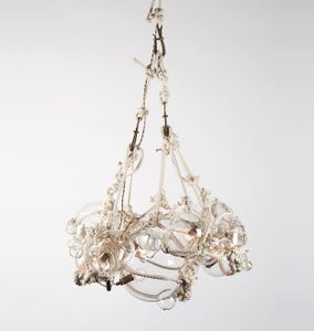Knotty Bubbles | Chandelier - 1 Lg, 6 Sm Bubbles | Lindsey Adelman - Ceiling lamp by Roll & Hill