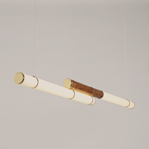 Mini Endless | Double Pendant - 89 inches | Jason Miller - Ceiling lamp by Roll & Hill