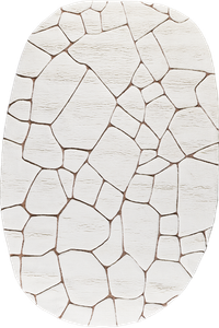 Crackle Natural Shaped - Carpet by The Rug Company