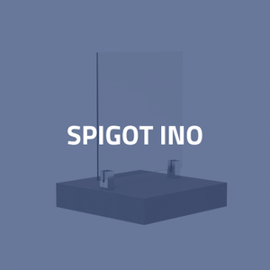 Glass clamp barrier - glass spigot fence - INO - Accessories by SADEV