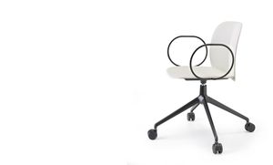 Mentha armchair with castors - S•CAB - Armchair by Scab Giardino spa