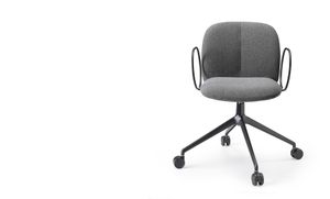 Mentha Pop armchair with castors - S•CAB - Armchair by Scab Giardino spa