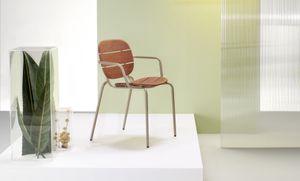 Si-Si Wood avec accoudoirs - S•CAB - Armchair by Scab Giardino spa