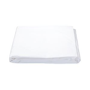 Astor Braid Fitted Sheet White - Styling by Schumacher
