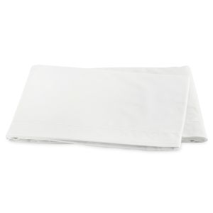 Ceylon Satin Stitch Flat Sheet Bone - Styling by Schumacher