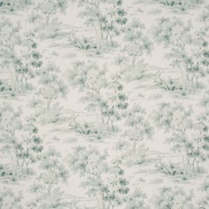 Countryside Morning Green - Curtain by Schumacher
