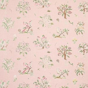 Magical Menagerie Blush - Curtain by Schumacher