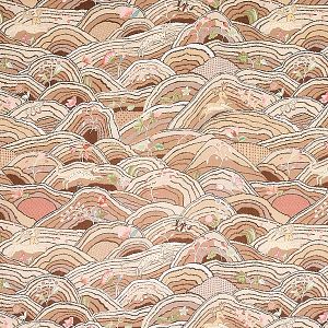 Rolling Hills Mocha - Curtain by Schumacher