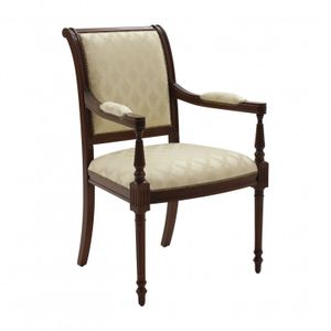 Classic Style Small Armchair Made of Wood Jacopo - Armchair by Sevensedie