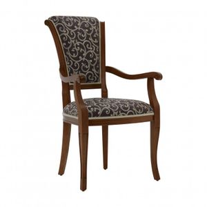 Classic Style Small Armchair Made of Wood Verona - Armchair by Sevensedie