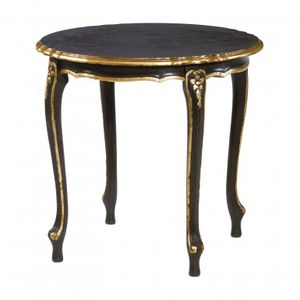 Round Small Table Made of Wood in Classic Style Omero - Side table by Sevensedie