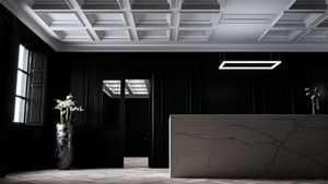 Kite Light ceiling hood with remote controls and full LED lighting - Ceiling lamp by Sirius spa