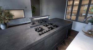 Retractable extractor hood STONE - Table by Sirius spa