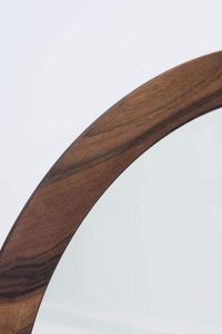 Lustro DYSK1 orzechowe – Swallow's Tail Furniture - Accessories by ST FURNITURE