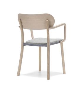 Hundranian Armchair | Upholstered Seat | Oak - Armchair by Stolab