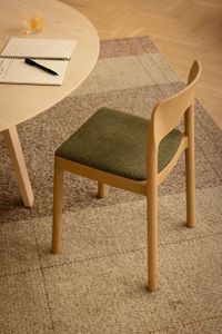 Grace café chair, with upholstered seat. - Chair by Swedese