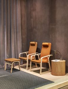 Mino easy chair high back - Armchair by Swedese