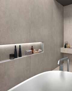 Apogeo-grey-bathroom - Shower by Tagina