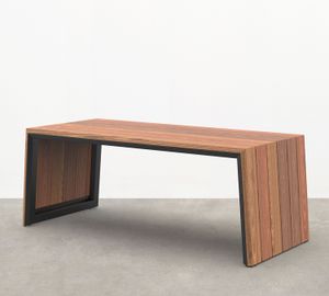 Kink Table | Modern Timber Outdoor Table | Made by Tait. - Table by Tait
