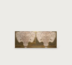 Taracea Furniture Aurum Brass Buffet - Cabinet by Taracea